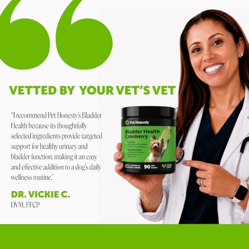 Pet Honesty Vet Recommended Cranberry Supplement for Dogs, 90 Ct, Chicken - Image 5