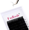 Lash Extension D Curl 0.15 FADLASH Eyelash Extension Lashes Silk Individual Lashes Classic Lash Extensions Supplies (0.15-D, 10mm) by FADLASH