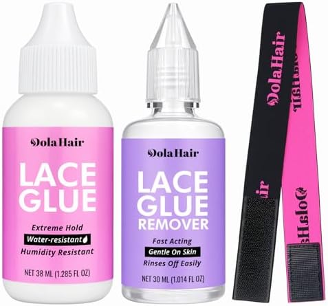 Dolahair Lace Wig Glue Kit - Lace Front Adhesive for Wigs (Glue Kit-3pcs) by Dolahair