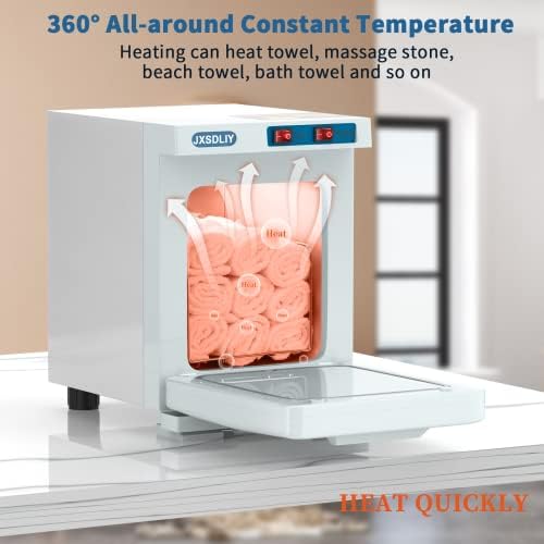 Towel Warmer, JXSDLIY 2-in-1 Professional Hot Towel Heater Cabinet for Spa Salon Home Bathroom, 5L, White - Image 6