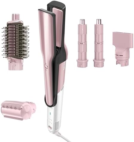Shark FlexStyle Glam, Ceramic+Powerful Air Styling+Drying System, HD6051SPK by Shark