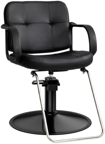 OmySalon Salon Styling Chair Heavy Duty for Stylist Hair Cutting, Hydraulic Barber Swivel Chair, Hairdressing Tattoo Beauty Spa Equipment by OmySalon