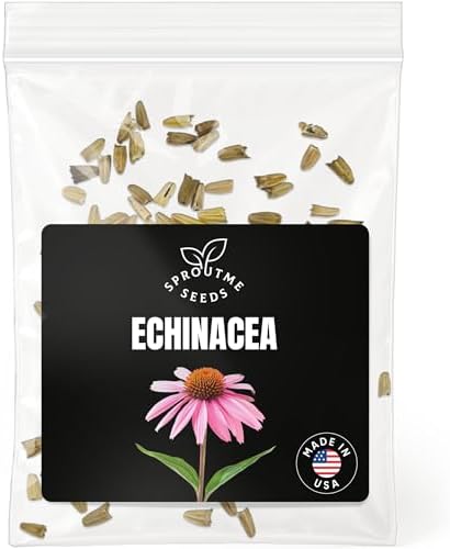 SproutMe Echinacea Purpurea 200 Seeds for Planting, Non-GMO Heirloom Flower by SproutMeSeeds