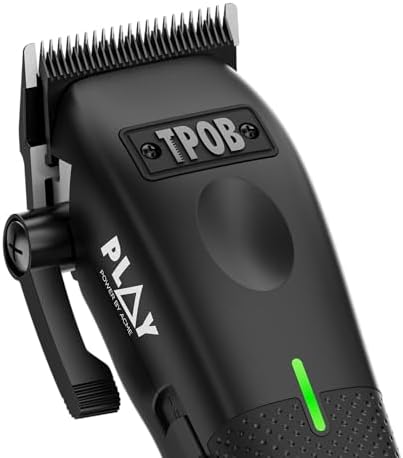 TPOB Play Barber Hair Clippers for Men 7500 RPM with Rubber Grips (Black 4 Pack) - Image 3