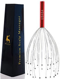 USAGA 36 Fingers Head Massager Scalp Massager Head Scratcher (Red) by USAGA