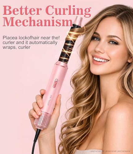Dryhsip 5 in 1 Hair Styler & Wrap Air Curler, Low-Speed Hair Tools - Image 2