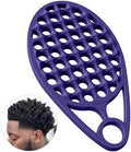 KOUPA Magic Silicone Curly Hair Brush, One Piece Twist Curl Comb for Afro Curls, Washable Hair Tool for Men Women, Purple, 1 Piece by WelcometoKOUPA