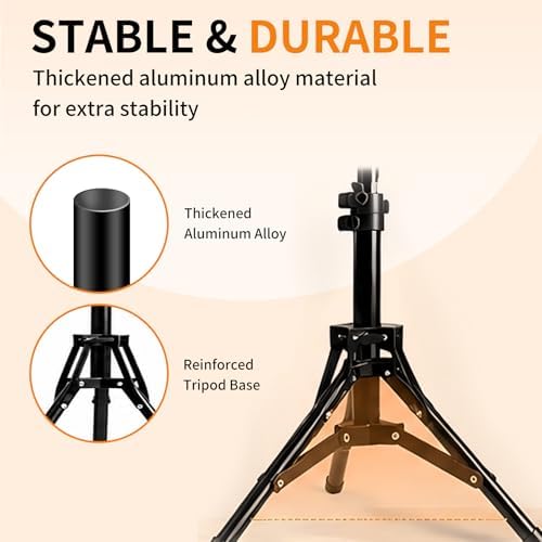 Mannequin Head Tripod Wig Stand: Wig Head Stand for Styling Hairdressing Training 63-Inch Adjustable Stable Manikin Head - Image 5