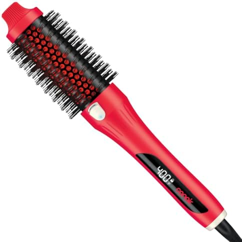 Conair InfinitiPRO Infrared Thermal Brush, Dry-Hair Styling, 1.5”, Berry by conair