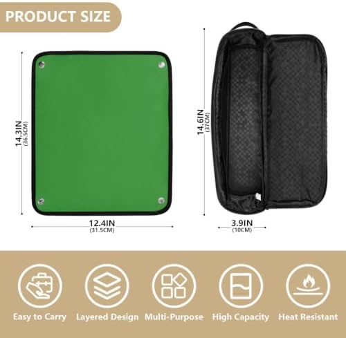 Yuiboo Hot Hair Tool Storage Bag with Heat Resistant Mat - Image 4