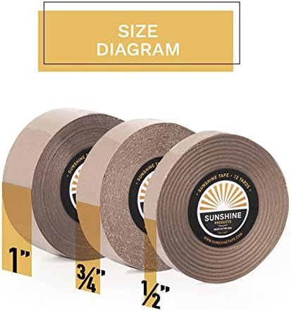 Lace Front Hold Wig Adhesive Tape Roll (1" x 12 yds) - Image 2