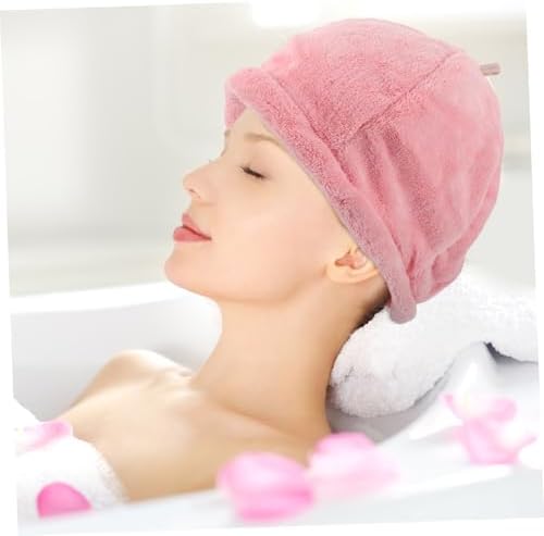 Abaodam Soft Coral Fleece Hair Drying Bonnet for Travel and Sauna - Image 7