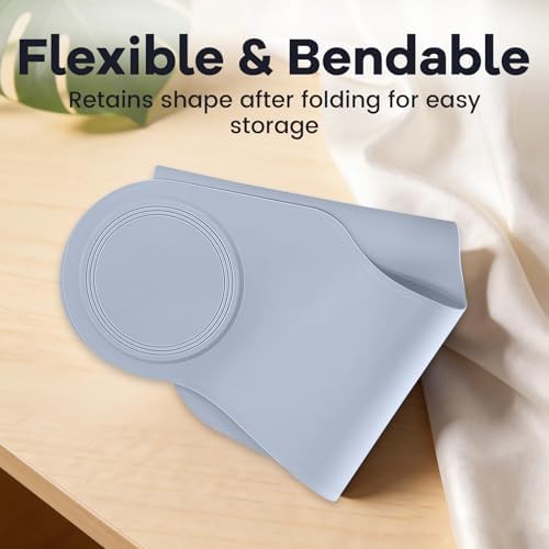 Wokyo Silicone Hair Cutting Collar, Non-slip Hair Cutting Mat Haircut Cape Catcher Neck Wrap Guard Neck Fitting Accessories - Image 5