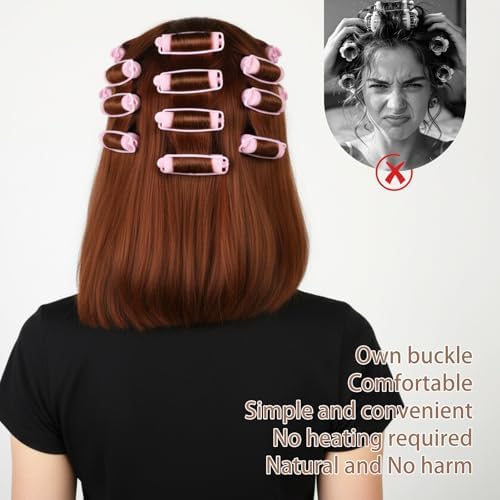 42 Pcs Foam Hair Rollers Sponge Curler Tool Hair Styling Soft Sleeping Thin Curl Flexible Curlers to Sleep In for Women Overnight Hairdressing Heatless - Image 3