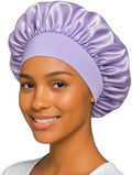Satin Bonnet – Sleep Bonnet for Women and Men Curly Hair, Braids, and Natural Hairstyles (1pck) by EssentialAura