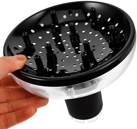 Hair Dryer Diffuser Attachment Large Hood Black PC for Curly Hair - Image 4
