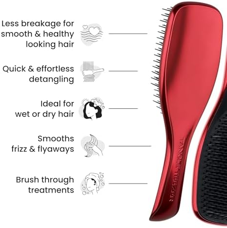 Tangle Teezer x Devil Wears Prada Ultimate Detangler Brush, Red Metallic - Image 4