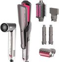 Shark FlexFusion Ceramic Air Styler, Straightener, Metallic Mist, HD651S by Shark
