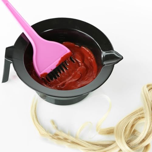 Beaupretty Hair Dye Bowl Set 4Pcs Plastic Hair Color Mixing Bowls for Salon Use Convenient and Reusable Dyeing Supplies - Image 5