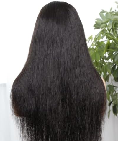BEEOS 13x6 SKINLIKE Real HD Lace Frontal Wig, 250% Density Ultra-fitted Cap Design 0.10mm Ultra-thin Invisible Lace Pre-Plucked Bleached Knots Straight Human Hair Wig 26 Inch - Image 5