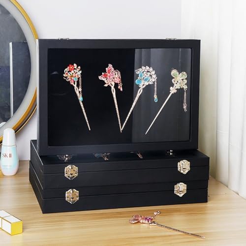 TANG SONG Brooch Lapel Pin Gemstone Jewelry Display Holder Storage Case - Image 5