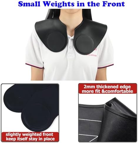 Hair Cutting Guide Cape Hair Cutting Collar for Hairstylists with Guidelines Weighted Hair Cutting Mat Silicone Waterproof Haircut Shoulder Mat (Gray) - Image 3