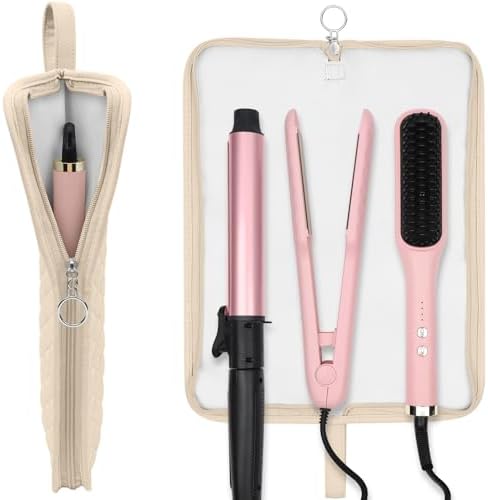 2-in-1 Heat Resistant Mat & Storage Bag for Hair Tools by Youlyveaw