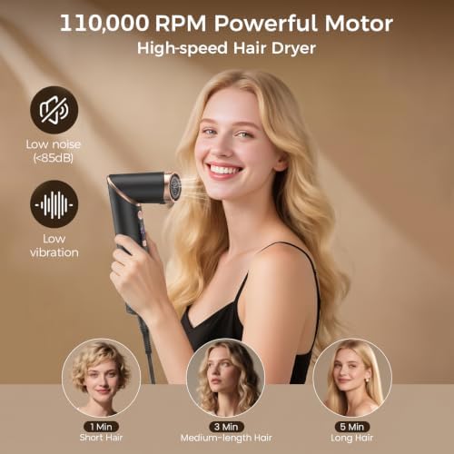 8-in-1 Hot Air Styler & Blow Dryer Brush, Ionic Auto-Wrap Curler for Volume - Image 5
