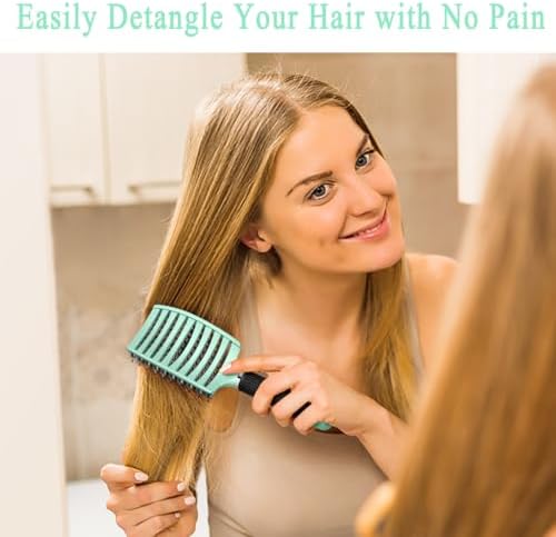Detangling Brush for Women & Kids, Wet & Dry Hair, All Hair Types - Image 4