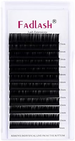 Lash Extension 0.15 Classic Eyelash Extensions J/B/C/CC/D/DD/LC/LD Curl Lash Extensions Individual Lash Extensions Mixed Length 11-19mm Professional Salon Use (0.15-C, 11-19mm) - Image 6