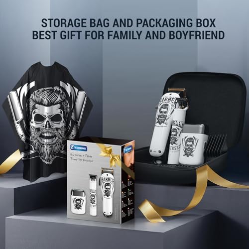 BESTBOMG® Hair Clippers for Men, Clipper, Trimmer & Shaver Set, BS-Y4T9 - Image 4