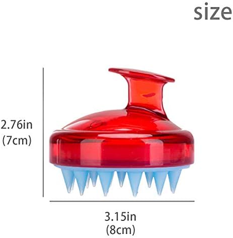 INVODA Scalp Massager Shampoo Brush Soft Silicone Bristles for Dandruff Removal & Hair Growth, Waterproof Wet/Dry Use, Men, Women & Pets - Image 4
