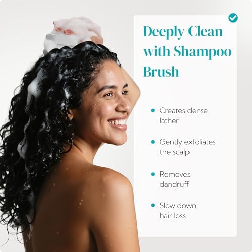 HEETA 2-Pack Large Scalp Massager Scrubber Shampoo Brush for Hair Growth - Image 3