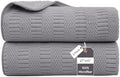 JML Microfiber Bath Towels, 2 Pack, 27x55 in, Gray by JML