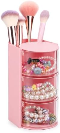 ElevateTech 3-Layer Hair Accessories Organizer with Hair Brush Holder by Unknown