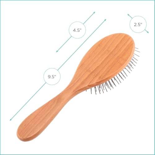 Groomer Essentials Dog Pin Brush for Doodles, Poodles & Long Coats - Image 6