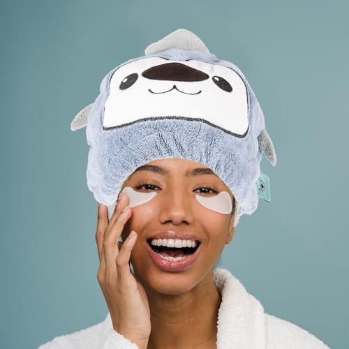 Microfiber Hair Drying Hat Towel Wrap for Wet Hair, Cute Cartoon Style - Image 7