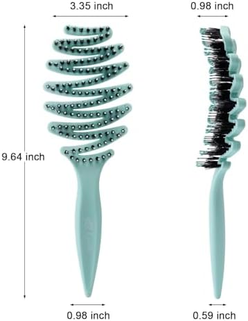 Natural Boar Bristle Hair Brush for Fine Hair - A Great Gift - Image 6