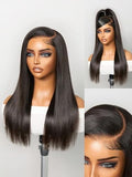 20 Inch 6x5 Glueless Lace Closure Straight Wig Natural Black by Megalookhair