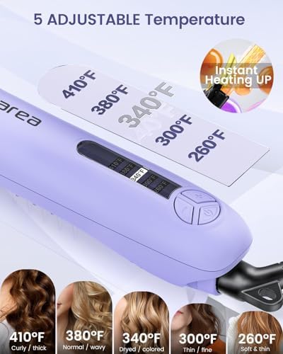 Rotating Automatic Curling Iron Set 3 Ceramic Barrels for Long Hair Waves - Image 4