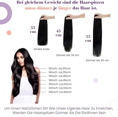 LaaVoo Hair Extensions Clip Ins, For Daily Wear, 20 Inch - Image 5