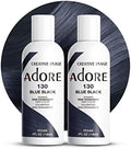 Adore Semi Permanent Hair Color, 130 Blue Black, 4 Fl Oz (2 Pack) by Adore