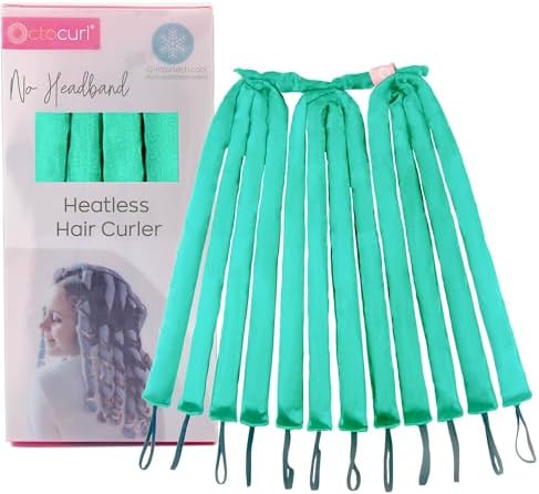 Octocurl No Headband Heatless Curling System for 360° Heat-Free Curls by Octocurl