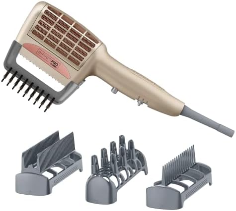 INFINITIPRO BY CONAIR 4-in-1 Frizz Free Styling Hair Dryer, 1875W Hair Dryer and 4 Attachments by conair