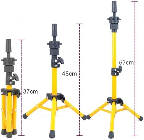 Mannequin Head Stand Tripod for Wigs Making or Hat Display - Image 4