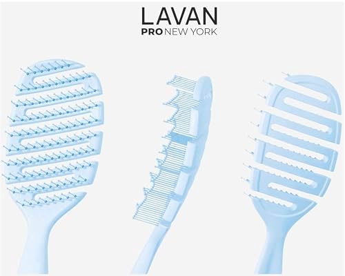 Flex Detangling Hair Brush (BABY BLUE) - Image 4