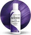 Adore Semi Permanent Hair Color, 113 African Violet, 4 Fl Oz by Adore