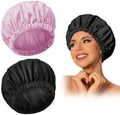 Edoneery Shower Caps for Women Reusable Waterproof, Shower Hair Cap by Edoneery