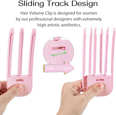 Volumizing Hair Clips for Women 2PCS, Hair Volume Clip Styling Tools Volumizing Comb for Fluffy Bangs Clips for Root Lift, Root Booster Clips - Image 2