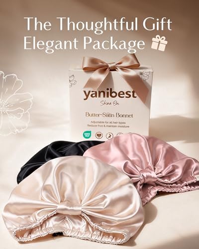 YANIBEST Breathable Soft Breeze Satin Bonnet for Sleeping,Silk Feeling Cap - Image 6